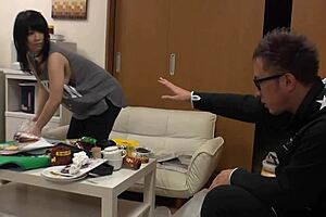 Watch this asian blowjob and fucking with toys!