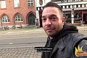 PublicSexDate - Curvy Blonde Lena Nitro Bangs Blind Date Hard