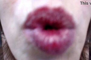 1011 kizzys giantess has suction power redheaded dawnskye purses her lips and inhales sucks poor kizzy off his feet