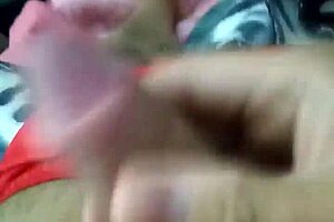 Intimate Handjob Session In Bed