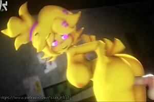 Fnia Girls Bent Over in Doggystyle Sex