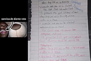 Singing With A Broken Tooth In Frespagnol Spanish French?