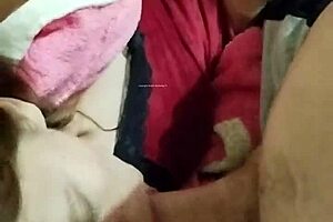 hey, watch this milf ride a huge cock like crazy!