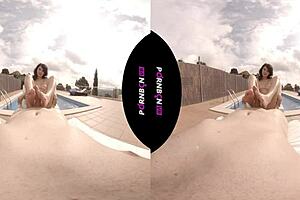 Vr La Vecina Joven Ninfomana Quiere Follar Exterior Pov Latina