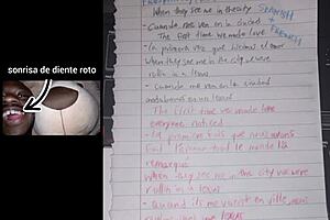 Singing With A Broken Tooth In Frespagnol Spanish French?