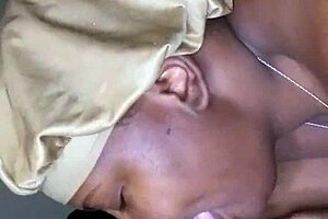 Ebony bonnet works hard in side view