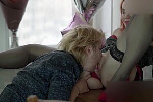 i fucked that hot redhead sexwife on the desk