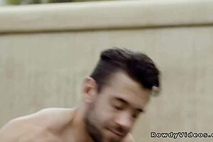 Muscle Gay Anal Pounds Ex-Boyfriend with Massive Cock in Raw Action