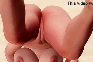 Honoka Teases With Big Tits And Ass On Beach In Nude Close Up!