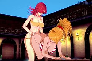 But in Super Robot Wars Impact, Z, and J, Browning and Seteki Ohara are teamed up for the wild futanari action