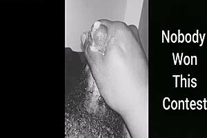 I cum first in this orgasm contest game