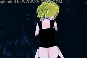 Anna from Shaman King exorcises with her wet vagina 😈