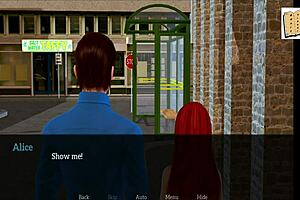 redhead character joins my new family in this 3d cartoon anime