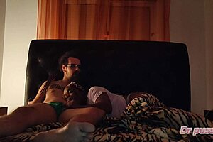 Ebony roommate invites for movie but craves dick intensely.