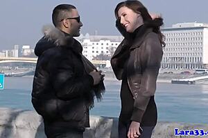 mature euro slut picks up stranger for bent over doggystyle sucking deepthroat cumshot 😏