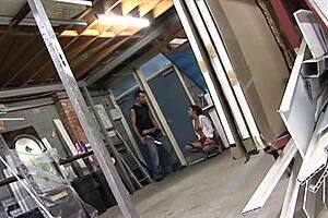 Warehouse Overseer Catches Thief And Fucks Her Ass To Mouth