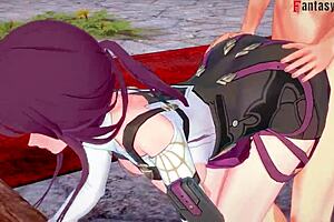 Kafka Fucking Hard in Ahegao 3D Honkai Star Rail POV Fantasy Scene