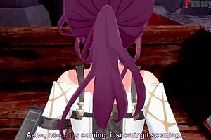 Kafka Fucking Hard in Ahegao 3D Honkai Star Rail POV Fantasy Scene