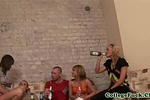 College Euros Luna and Lydia Cocksucking