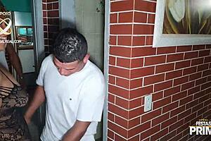 gangbang with hot brunette and big cocks everywhere