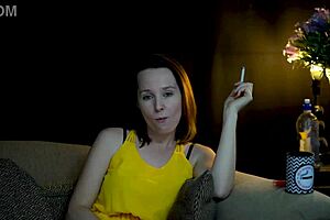 Sucking Cigarette Voyeur