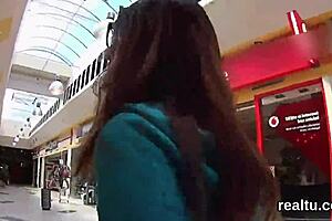 In the supermarket a seductive Czech girl gets aroused and experiences phenomenal POV sex