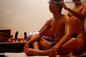 i watched asian boys ray and win suckin' dick with handjobs and cumshots, oh man