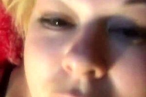 Woman Squirts Heavily While Watching Herself In Mirror