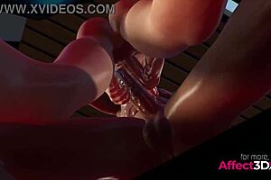 3D animation porn brings on to life Futa fantasies
