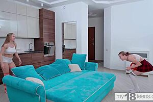 hot babes fuck with dildo