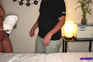 ShadySpa Bree Delivers a Relaxing Massage Featuring Detailed Blonde Blowjob Scenes