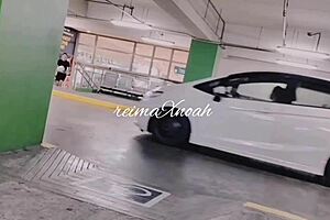 Pinay quickie sa parking lot - tamang segway lang risky public