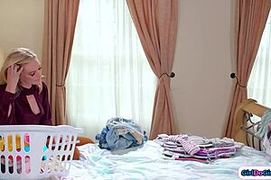 British stepmom explores young lover's naughty desires