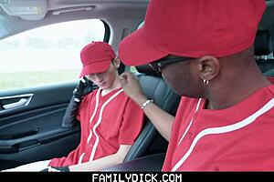 Hot Black Baseball Coach Meets Cute Twink Boy.