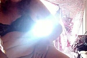 She Puts The Lotion On Her Sexy Skin