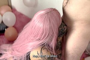 Colombian big-ass woman caught flashing leads to threesome with photographer couple