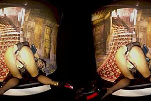 claudia mac in cosplay warrior girl dildo masturbation