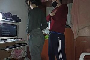 laura gets fucked hard while working on the computer 😈