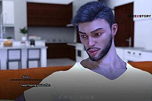 the seven realms vampire prince atlas fucking leyana in shower from behind and lifted position