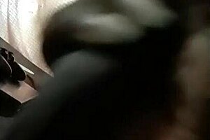 bbw sucks big black cock while licking ass