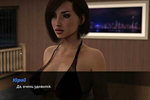 In this gameplay, Mia bends over for anal fucking and fingering.