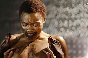 Alexis Fawx And Ana Foxxx In Artsy Lesbian Body Painting