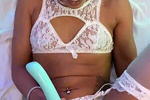 Butt plugged petite cutie cali caliente cums hard