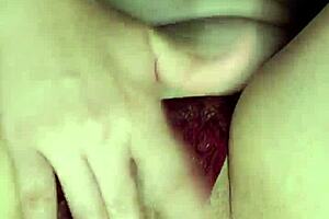 Feeling hot and unable to hold back in vertical video