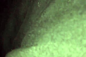 Intense sloppy blowjob action in the hallway