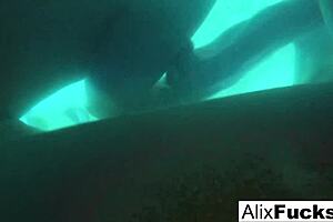 Watch Alix And Jenna's Underwater Lesbian Fun On Hidden Cam?