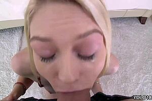 Pretty Alli Rae loves to fuck hard!