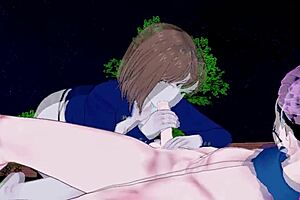 nobara kugisaki in jujutsu kaisen hentai having sex and blowjob 😍 horny babe with monster cock cumshot