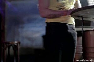 couple enjoys fellucia maiden of love moment with blowjob and swallow 😍