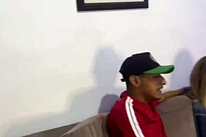 Crossdressing threesome with friend and neighbor